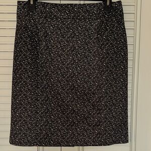 MICHAEL Michael Kors Charcoal and Black Textured Pencil Skirt